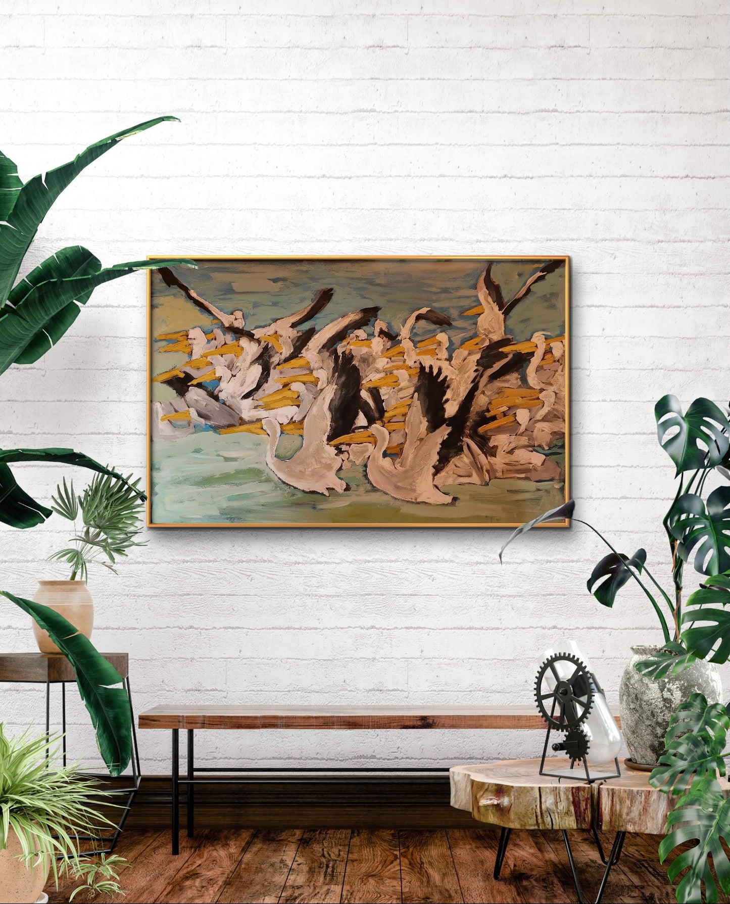 Flying Pelicans